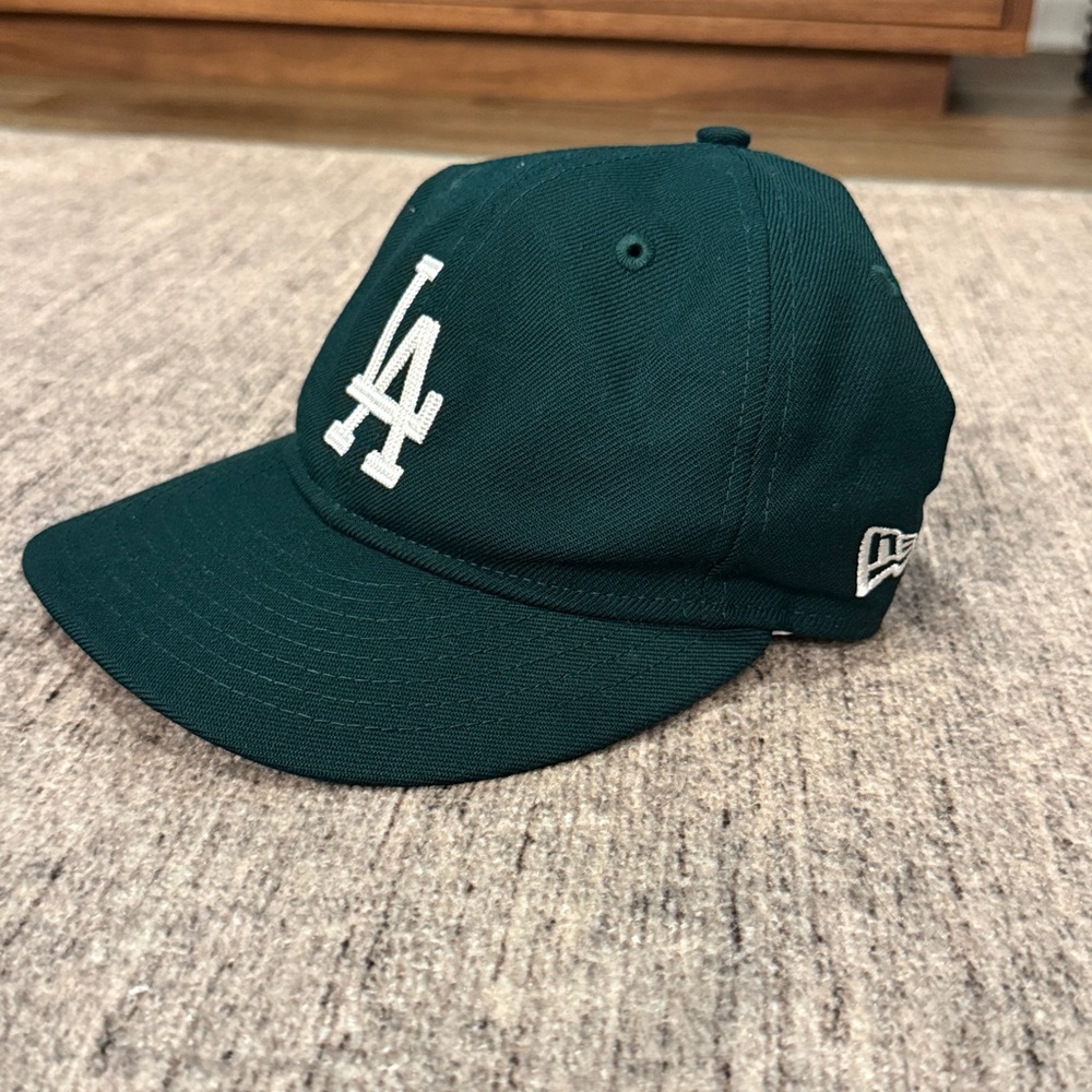 New Era Retro Crown 9Fifty Strapback Cap - MLB LA Los Angeles Dodgers (Green)